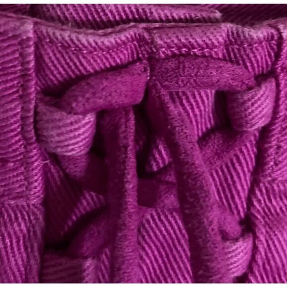 Bratz Vintage Y2K Purple Denim Embroidered Jeans Youth XL/Womens S Rare - Picture 6 of 12